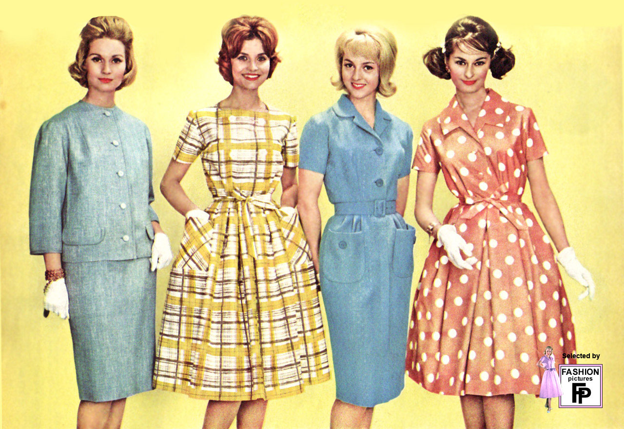 1960s fashion dresses