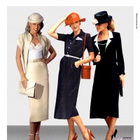 1980s fashion 1980-r0503-smart-skirt-suit-1bri0044-0049